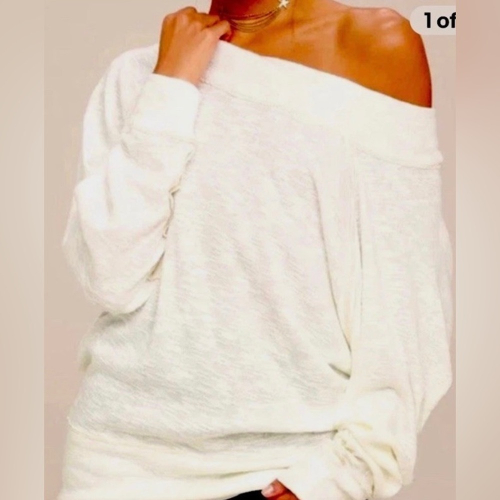 We The Free Off-the-Shoulder Pullover